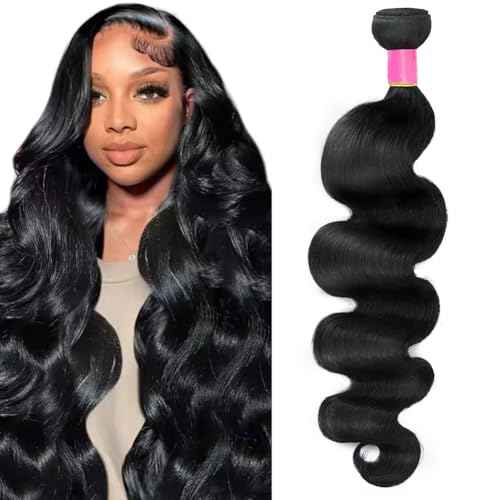 12 A Human Hair Bundles 26 Inch Body Wave Curly Bundles Human Hair 100% Unprocessed Brazilian Raw Virgin Hair 1 Bundles Body Wave Natural Color