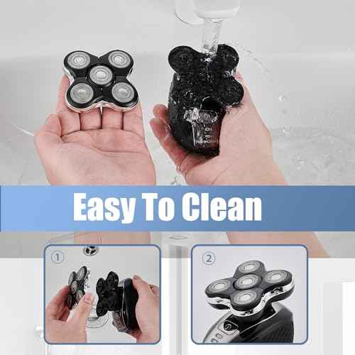 Balder Pro Shaver Peplacement Heads for Remington Balder Pro Head Shaver Model XR7000/XR1500/XR1501 Electric Shaving for Bald Men,4 Pack