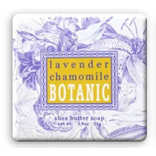 Greenwich Bay Lavender Chamomile Scented Bar Soaps - 12 Pack of Mini 1.9 oz. Botanical Scented Bars - Perfect for Guest Bath, Airbnb, Salon, Spa, Hotel - Elegant Wrappers