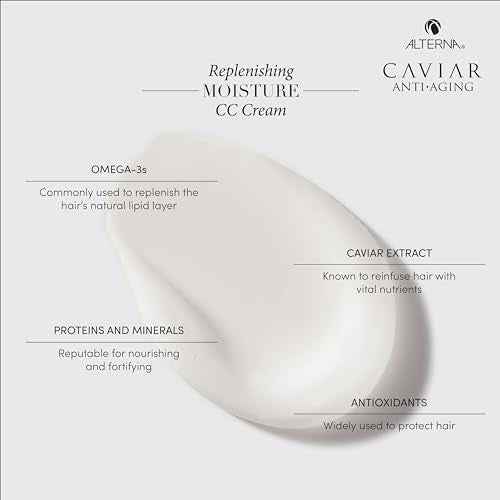 Alterna Caviar Anti-Aging Replenishing Moisture CC Cream, 3.4-Ounce (2-Pack)