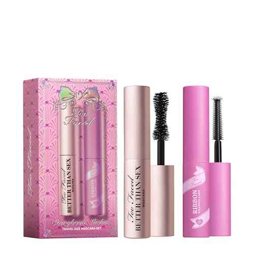 Too Faced Storybook Lashes Travel Size Mascara Set | Better Than Sex + Ribbon Wrapped Lash Tubing Mini Mascara Gift Set