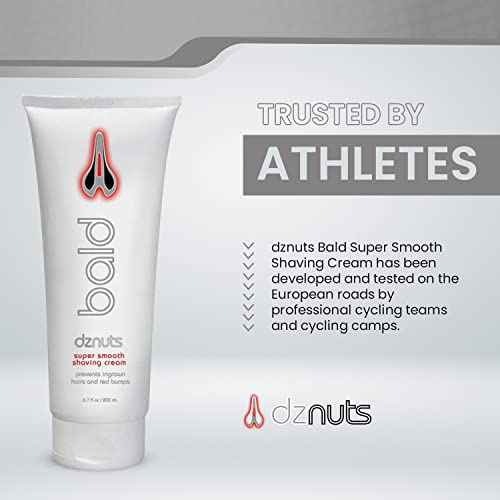 dznuts - Women’s Bliss Chamois with dznuts Bald Super Smooth Shaving Lotion - Prevents Razor Burns, Ingrown Hairs, Cooled and Moisturized Skin