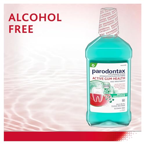 Parodontax Active Gum Health Breath Freshener Mouthwash, 3 x 16.9 fl oz