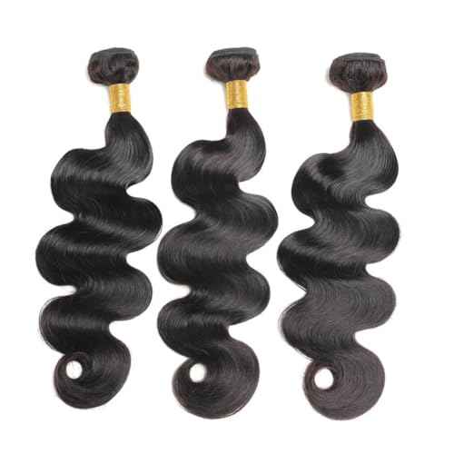 14A Human Hair Bundles 32 Inch Body Wave Bundles 100% Unprocessed Brazilian Virgin Hair 1 Bundle Body Wave Human Hair Extensions Quick Weave