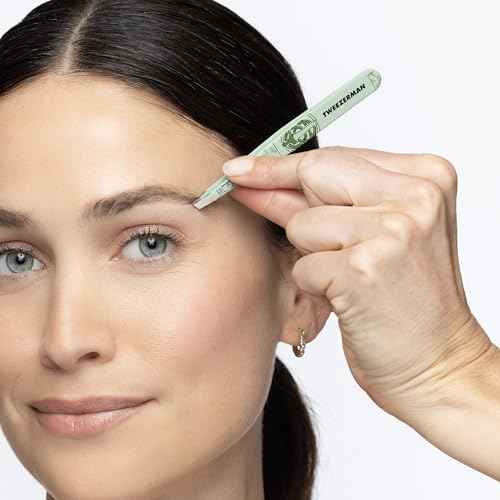 Tweezerman Merida Slant Tweezer - Eyebrow Tweezers for Women and Men
