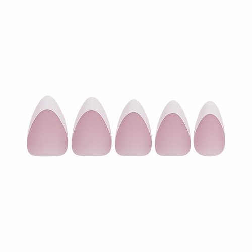 Allkem Soft Gel Nail Tips - Extra Short French Stiletto Nail Extensions Kit - 12 Sizes Long Full Cover Nails - Neutrals - Chic (360 Pieces)