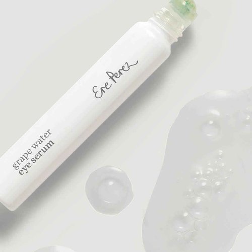 Ere Perez - Grape Water Eye Serum | Decongest, De-Puff, Tone Eye Area | Visibly Smooths + Softens Fine Lines | Peptides, Amino Acids | Vegan, Cruelty-Free, Clean Beauty (0.3 fl oz | 8 mL)