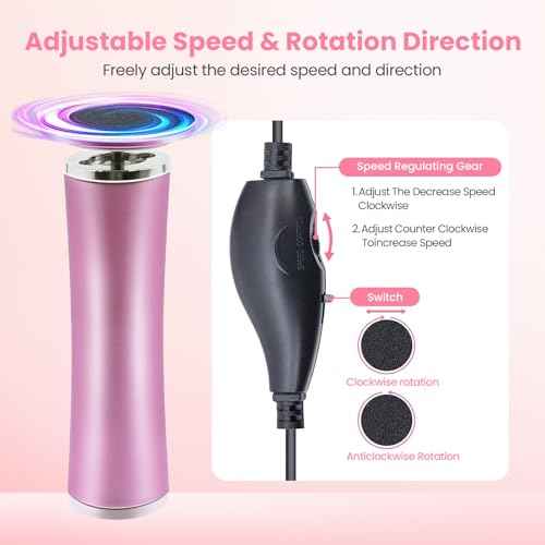 Electric Foot Callus Remover with 36 in 1 Pedicure Kit | Adjustable Speed | Up to 800 RPM | 60 Pcs Sandpaper Discs | Professional Electric Callus Remover for Feet for Dead Skin and Calluses