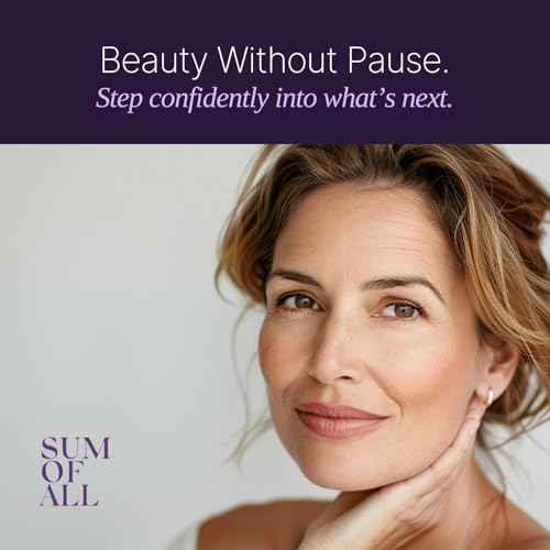 Sum Of All Energizing Day Cream Tx for Face with Vitamin C and E, Pea Complex, Hydrating, Lightweight, Daily Facial Moisturizer, Fragrance-Free, Menopause Skincare for Women, 1.7 fl oz