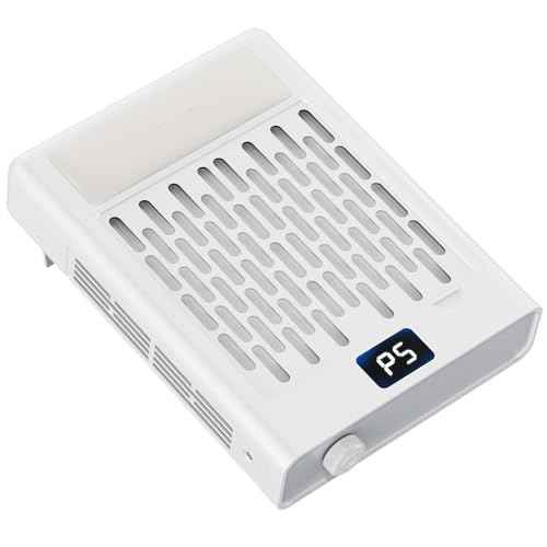 Nail Dust Collector, Professional Brushless Turbo 5 Speed Dust Collector Powerful Duster Machine Tool for Acrylic Nail Polishing