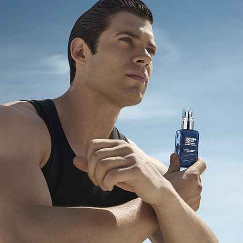 Biotherm Force Supreme Blue Serum [LP-XR] for Men, With 35 Nutrients for Skin Regeneration, Pro-Xylane for Firmness, Ultra-Resurfacing Pro-Retinol and Peptides Fractions for Definition