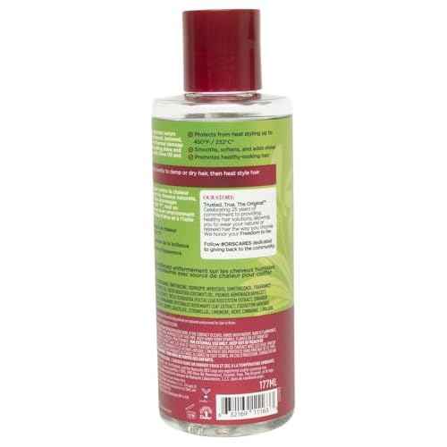 ORS Olive Oil Heat Protection Hair Serum infused with Coconut Oil for Restorative Shine 6.0 Ounce (Pack of 3)