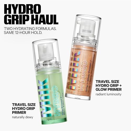 Milk Makeup Hydro Grip Primer with Hyaluronic Acid + Niacinamide ? Hydrating Face Primer Grips Makeup for Up to 12 Hours ? Silicone-Free, Lightweight Gel with Dewy Finish