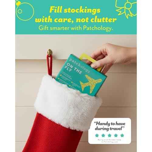 Patchology On The Fly Travel Skincare Kit, Travel-Friendly Hydrating Skin Essentials, Includes 2 Pairs of Eye Patches, 2 Hydrating Face Mask Sheets & 1 Lip Mask, Christmas Gifts & Stocking Stuffers