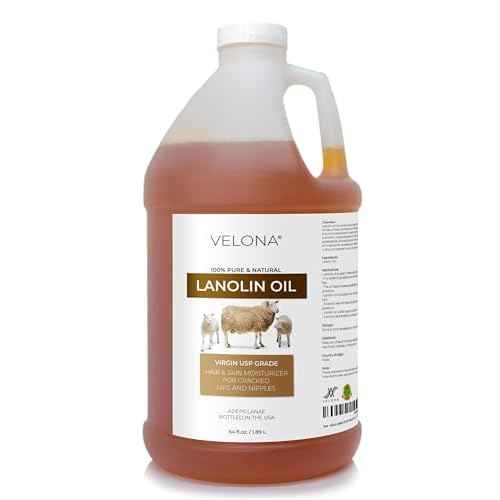 velona Lanolin Oil USP Grade 64 fl oz | 100% Pure and Natural Carrier Oil | Refined, Cold pressed | Skin, Hair, Body & Face Moisturizing | Use Today - Enjoy Results¡¦