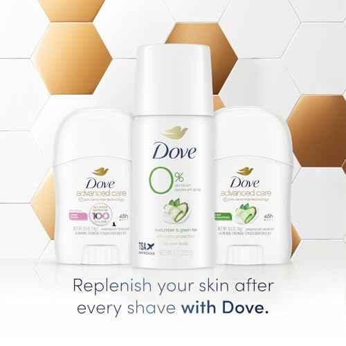 Dove Travel Deodorant for Women Variety 3-Pack ? Advanced Care Invisible, Cool Essentials Mini, Cucumber & Green Tea Spray
