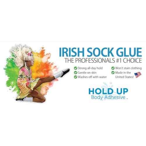 Premium ? Body Glue for Dancers Roll On Skin Adhesive for Compression Socks Thigh Highs Costumes Clothing Lingerie Fashion Cosplay ? 2 oz Roll On, 4-Pack