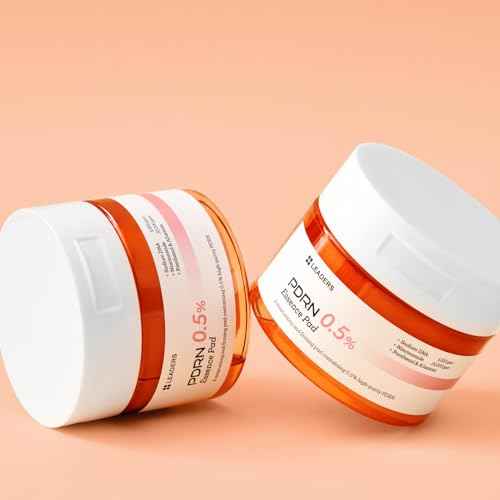 LEADERS PDRN 0.5% Essence Pad ? Firming & Moisturizing Face Pads for Sensitive Skin ? Anti-Aging, Help Skin Elasticity, Hydrating & Soothing Daily Skincare with Skin Barrier Support 135 ml - 70 Pads