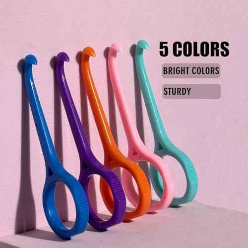 25PCS Aligner Remover Tool,Clear Aligner Removal Tool for Invisalign,Mix 5 Bright Color Removal Aligner Tooth Hook for Invisible Braces