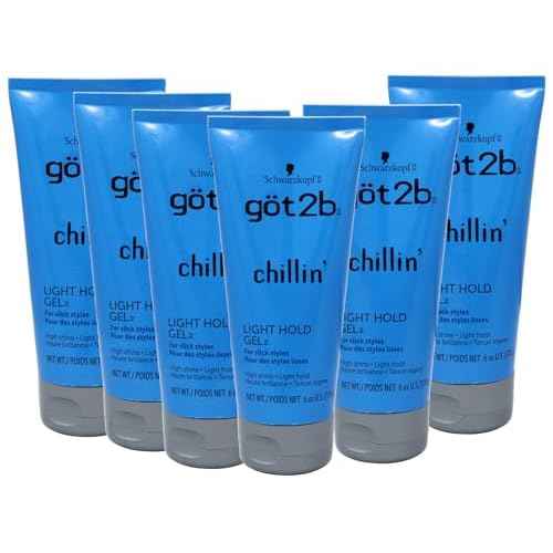 Got 2B Chillin Gel Light Hold 6 Ounce (Pack of 6)
