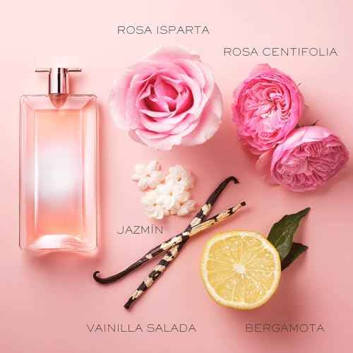 Lanc?me Id?le Aura Eau de Parfum - Long Lasting Fragrance with Notes of Rose, Jasmine & Salted Vanilla - Sunny & Floral Women's Perfume