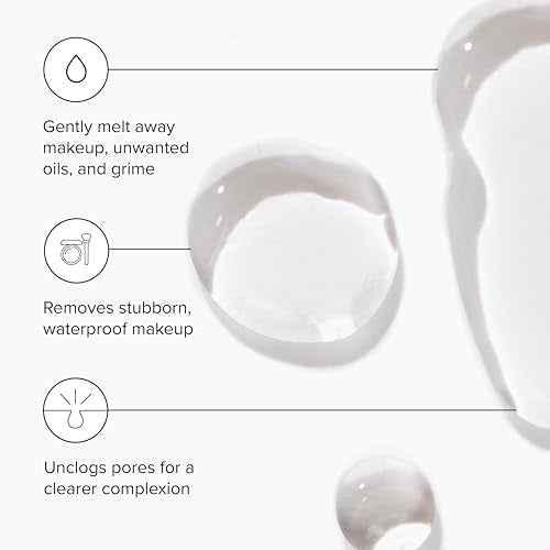 DRMTLGY Pre-Cleansing Oil - Makeup Remover Oil to be Paired with Facial Cleanser - Cleanser for Face - Melts Mascara, Makeup, & Preps for Cleansing, 5 fl oz