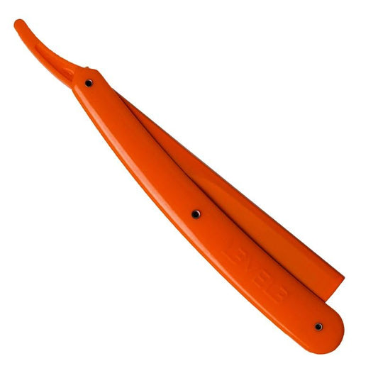 Level 3 Straight Razor Holder - Excellent Grip and Control - Precision Shaving Control - Level Three Straight Razor Holder (Orange)