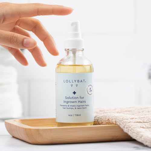 Ingrown Hair Treatment Spray ? Prevent & Treat Razor Burn, Ingrown Hairs, Hair Bumps, Bikini Bumps ? Post-Wax & Shave Toner for Women, Men & Teens ? Natural Ingredients ? 4 oz ? Made in USA