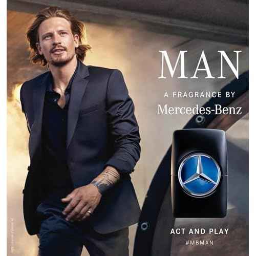 Mercedes Benz Man - Eau de Toilette for Men - Aromatic, Woody Fruity Mens Fragrance with Cedar and Oakmoss Notes - Long Lasting Mens Cologne - 1 oz