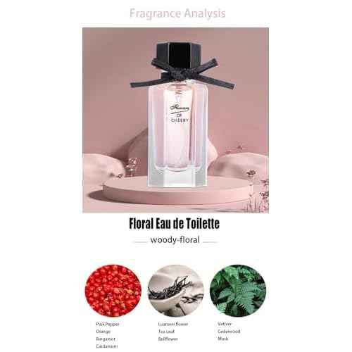 Women's Perfume Set: 4 Floral and Fruity Fragrances in a Gift Box, 105(25ml x3 +30ml) ml Total (3.5oz). Perfect for Gifting or Personal use, Elegant and Timeless Scents for any Accasions