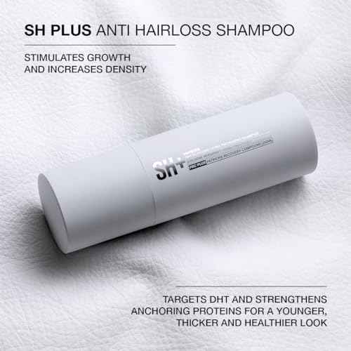 PATRICKS | SH PLUS Ultra Thickening Shampoo for Hair Loss in Men | DHT Blocker | Includes Castor Oil & Other Powerful Ingredients to Support Hair Growth | For Moderate to Advanced Hair Loss | 200mL
