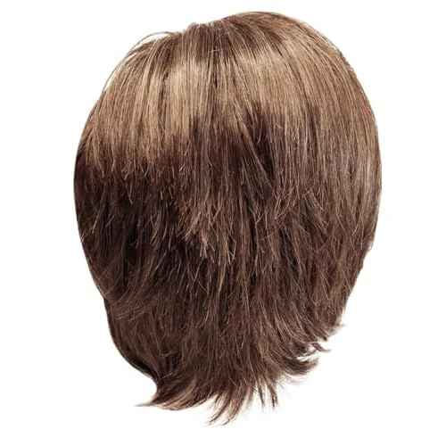 GABOR Front Cover Layered Long Bob Style Wig, Hand-Tied Mono Top by Hairuwear, Average Cap - GF8-12SS Iced Mocha