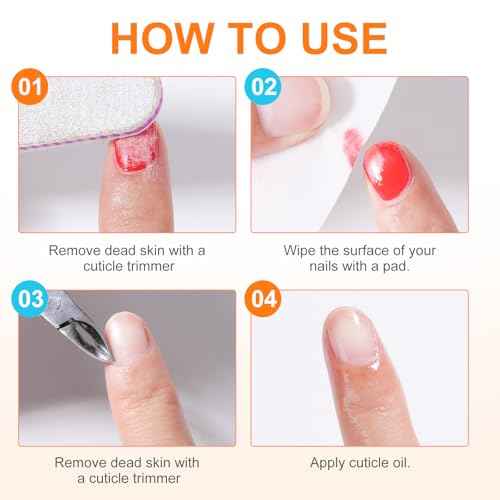 Nail Polish Remover Pads£¬100PCS Nail Polish Remover Wipes Fast Remove with Nutrition Oil Individually Wrapped Professional Nail Salon and Home Use