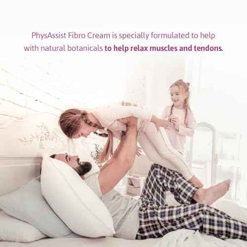 PhysAssist Fibromyalgia Cream Deep Soothing for Body, Back, Neck, Feet, Legs, Hands. 3 jars of 4 OZ (12 OZ)