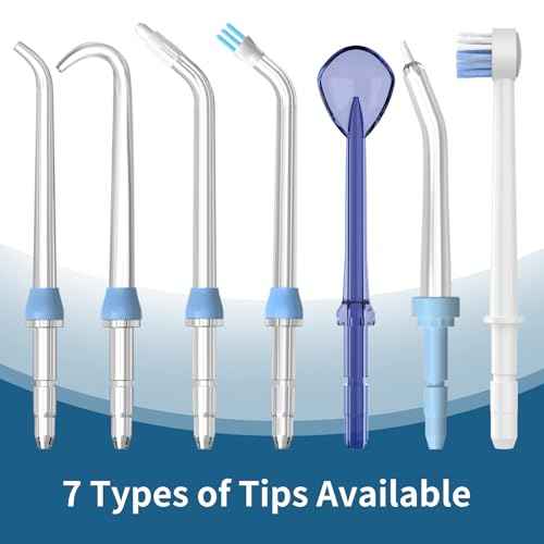 Replacement Heads for Waterpik, Replacement Picks for Water Pik Water Flosser (8 Classic Jet Tips + Storage Case + Travel Case)