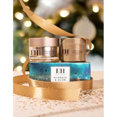 Emma Hardie Hydrate & Glow Gift Set: Travel Size 30ml Moringa Cleansing Balm and Travel Size 50ml Midas Touch Revitalising Face Cream, Dermatologically Tested, Natural and Cruelty Free