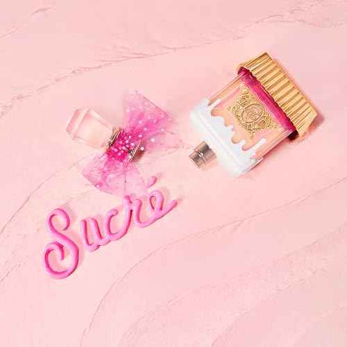 Juicy Couture Viva La Juicy Sucré Eau De Parfum, Women's Mini Perfume with Notes of Peach, Orange Flower & Whipped Cream - Fruity & Sweet Perfume for Women, EDP Spray Travel Perfume, 0.33 fl. oz