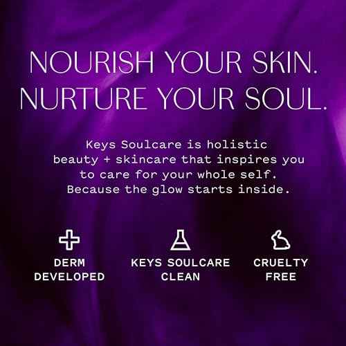 Keys Soulcare Truly Becoming Multi-Benefit Peptide Serum, Helps Firm, Plump & Visibly Improve Fine Lines & Wrinkles, Vegan, Cruelty-Free, 1 Fl Oz