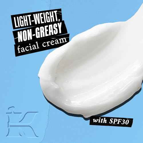 Kiehl's Ultra Facial Cream with SPF 30, Lightweight Daily Face Moisturizer for All Skin Types, 24-hour Hydration, UV Sunscreen Protection, Non-greasy, Absorbs Quickly, with Glacial Glycoprotein