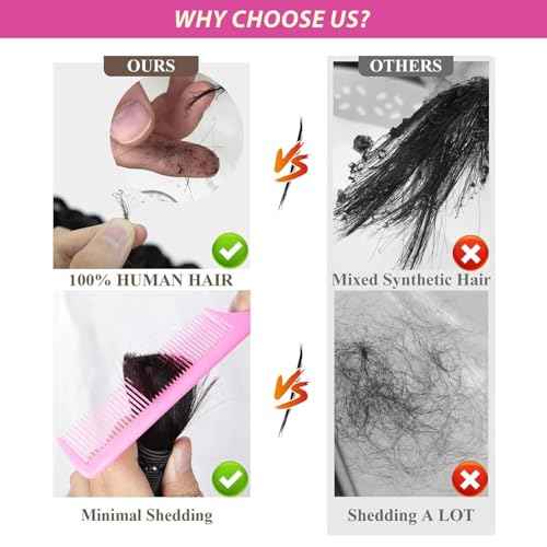 Human Braiding Hair, 3 Bundles 150g Water Wave Bulk Boho Hair for Braiding, 12A Curly Human Braiding Hair for Boho Knotless Braids Bundles Natural Color 20 Inch