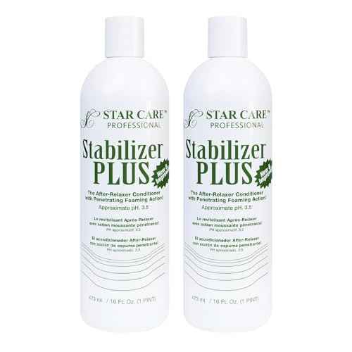 Stabilizer Plus The After-Relaxer Conditioner With Penetrating Foaming Action Approximate pH. 3.5 (16 Fl Oz (Pack of 2))