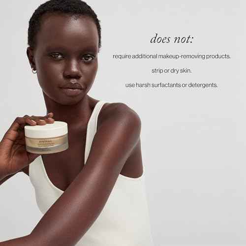 goop Beauty Cleansing Balm | Makeup Remover & Facial Cleanser for Sensitive Skin | Saffron Extract, Vitamin E, & Biofermented Cleansing Microspheres | Removes Dirt, Pollution, & Sunscreen | 3.4 fl oz