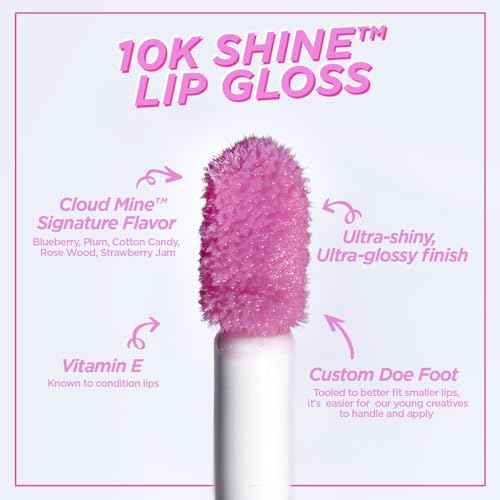 Petite 'N Pretty Snow Getter Lip Gloss Set ? Mini 10K Shine Trio for Kids, Tweens & Teens ? Non-Toxic, High-Gloss Sparkly Makeup ? Gift-Ready Clean Beauty Set