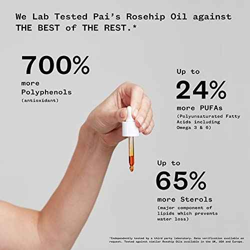 PAI SKINCARE - Organic Rosehip BioRegenerate Universal Facial Oil | Natural, Vegan, Sensitive Skincare (1 fl oz | 30 mL)