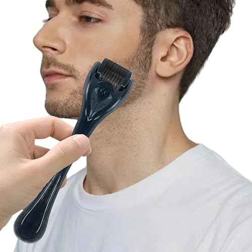Derma Roller Microneedling Roller for Face - 0.25mm, (Black)