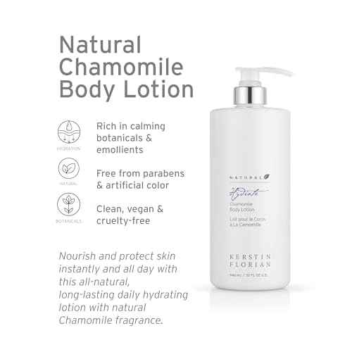 Kerstin Florian Chamomile Body Lotion | Nourishing Hydrating Moisturizer with Aloe & Jojoba Oil | Soothes Dry Skin | 32 fl oz