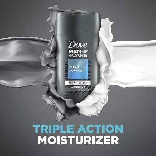 Dove Men+Care Antiperspirant Deodorant Stick Clean Comfort 2.7 oz (Pack of 12)