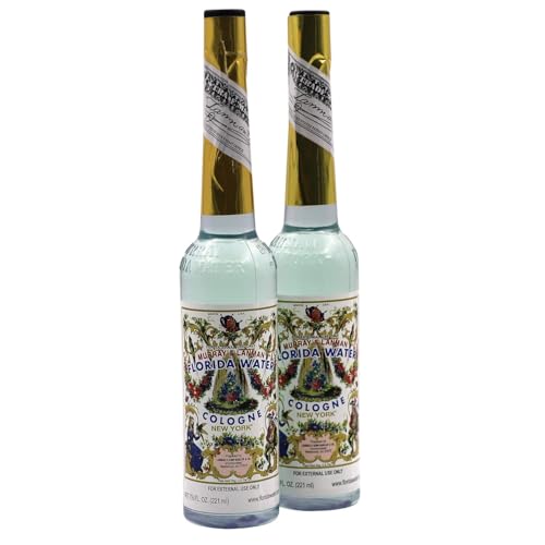Florida Water Aftershave Cologne ? 7.5fl oz X2 Florida Water Cologne Men¡¯s Aftershave with Floral Tones ? Lavender and Lemon Unisex Agua Florida Original ? Ideal as Body Fragrance, Massage,After Shave