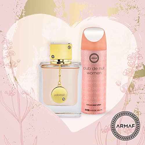 Armaf Club De Nuit for Women 2-Piece Set, (3.4 Ounce Eau De Parfum spray + 6.8 Ounce perfume Body Spray)