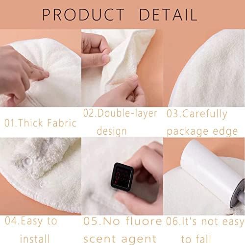 BLACKCROWN 4 Holes Towel Mask Reusable Face Towel Mask Cold Hot Compress Facial Steamer Moisturizing Beauty Skin Care Spa Towels for Facial Steamer Mask for Women Girls No hanging ears(4 pack)